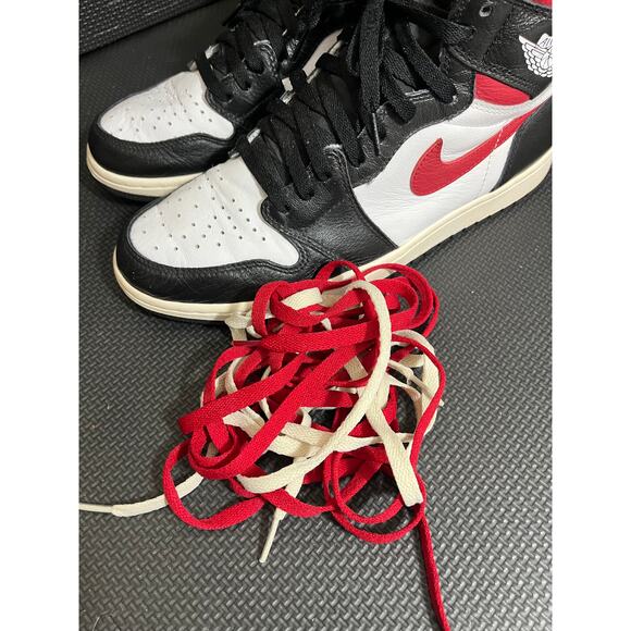 Nike Air Jordan 1 Retro High OG “Black Gym Red” 555088-061 Men’s 10.5 Sneakers‎ - Picture 2 of 8